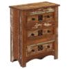 Chest of Drawers 60x30x75 cm Solid Reclaimed Wood