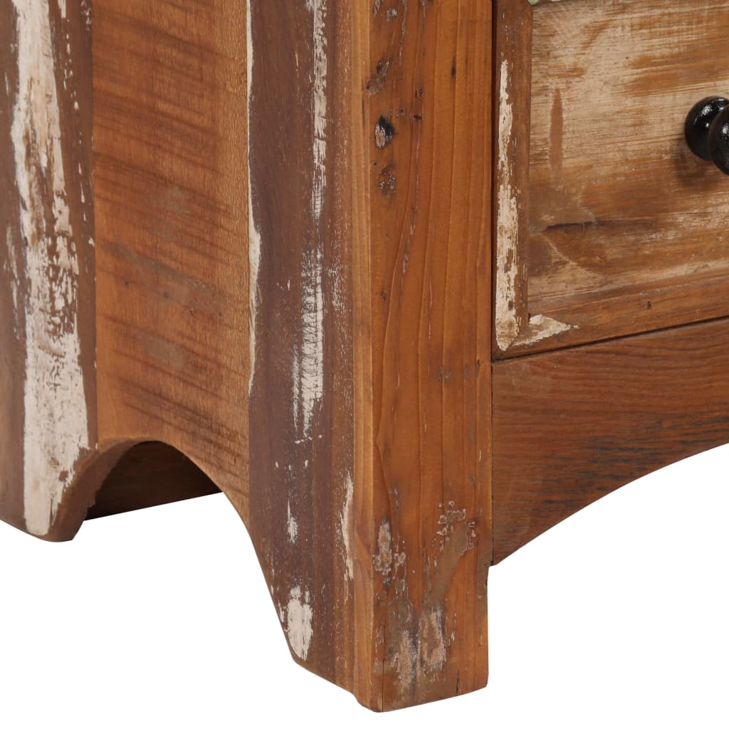 Chest of Drawers 60x30x75 cm Solid Reclaimed Wood