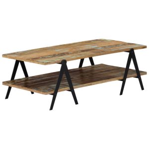 Coffee Table 115x60x40 cm Solid Reclaimed Wood