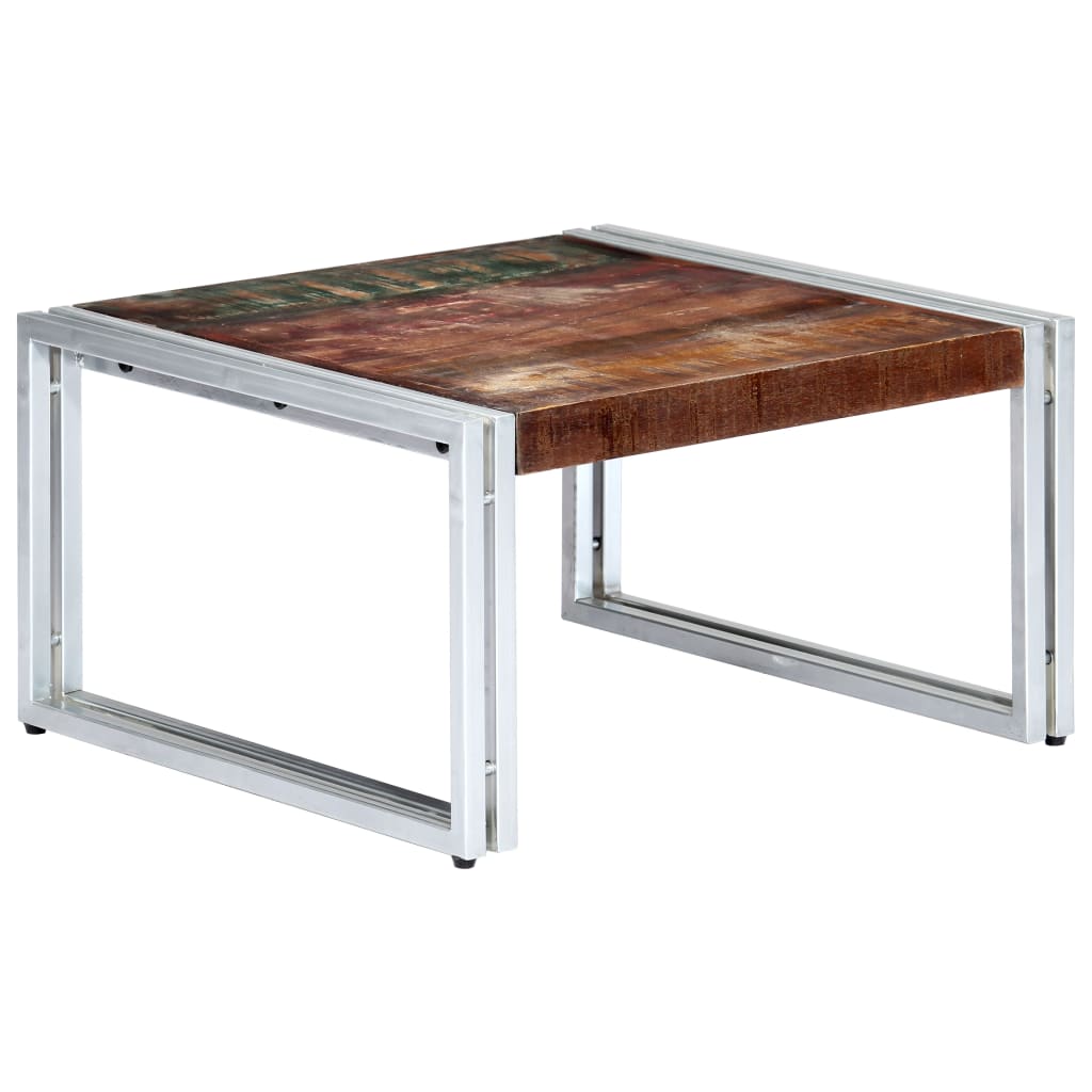 Coffee Table 60x60x35 cm Solid Reclaimed Wood