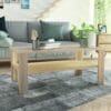 Coffee Table Chipboard 100x59x42 cm Oak
