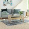 Coffee Table Chipboard 100x59x42 cm Oak