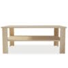 Coffee Table Chipboard 100x59x42 cm Oak