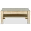 Coffee Table Chipboard 110x65x48 cm Oak