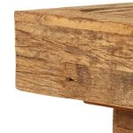 Coffee Table Solid Reclaimed Sleeper Wood 70x70x30 cm 3