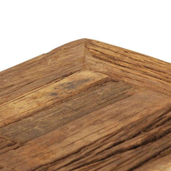 Coffee Table Solid Reclaimed Sleeper Wood 70x70x30 cm