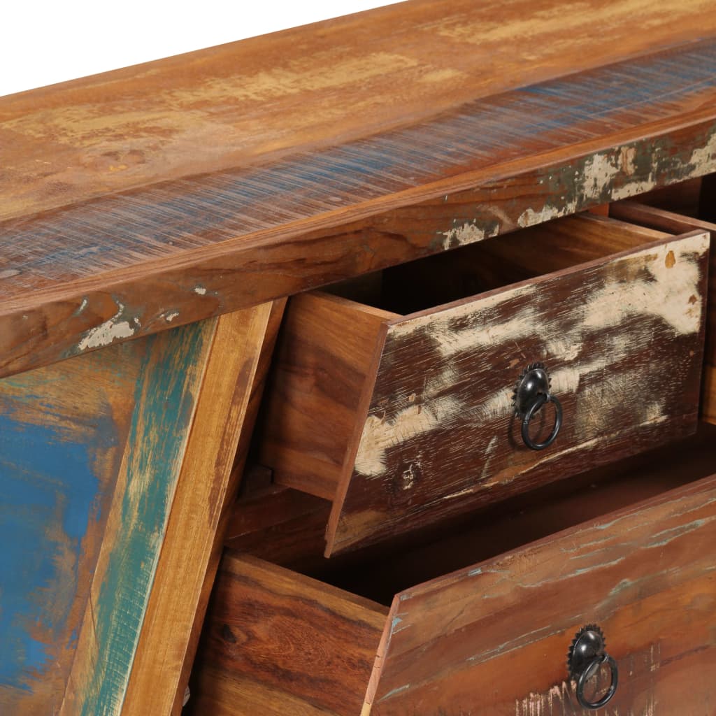 Console Table 110x30x75 cm Solid Reclaimed Wood