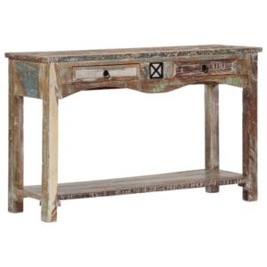 Console Table 120x40x75 cm Solid Reclaimed Wood