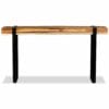 Console Table Solid Reclaimed Wood Adjustable