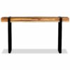Console Table Solid Reclaimed Wood Adjustable