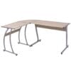 Corner Desk L-Shaped Oak