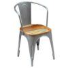 Dining Chairs 4 pcs Solid Reclaimed Wood 51x52x80 cm