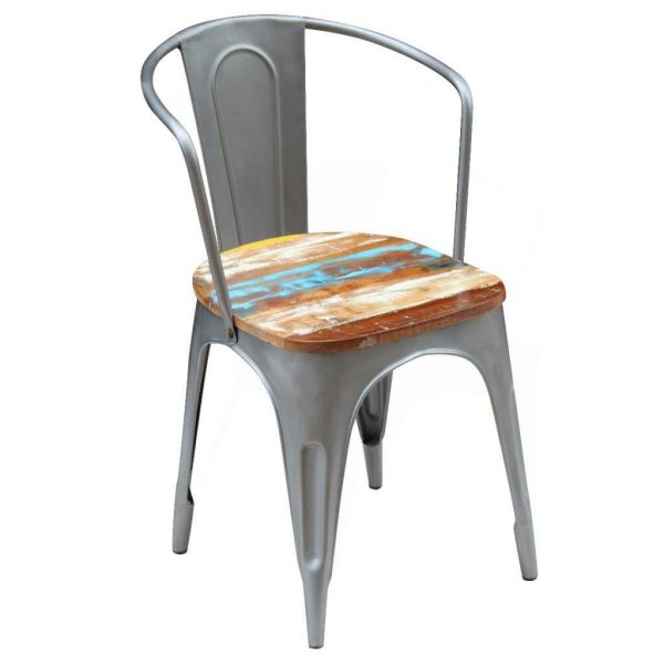 Dining Chairs 4 pcs Solid Reclaimed Wood 51x52x80 cm
