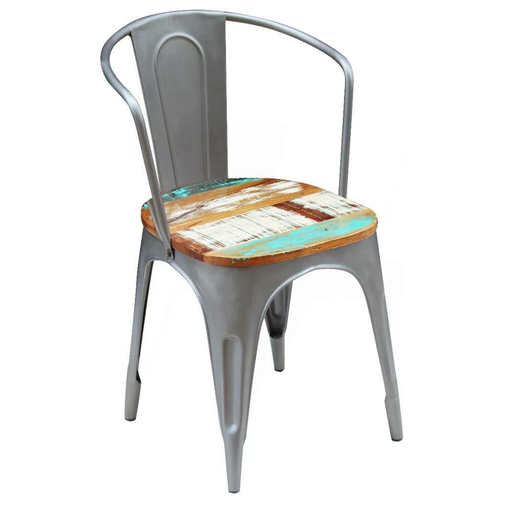 Dining Chairs 4 pcs Solid Reclaimed Wood 51x52x80 cm