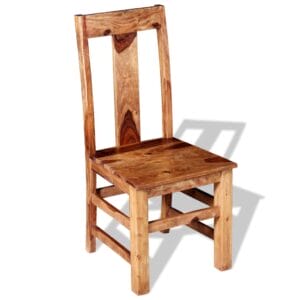 Dining Chairs 4 pcs Solid Sheesham Wood