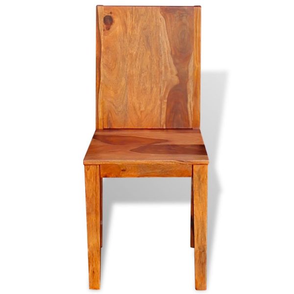 Dining Chairs 6 pcs Solid Sheesham Wood
