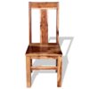 Dining Chairs 6 pcs Solid Sheesham Wood
