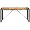Dining Table 160x80x75 cm Solid Reclaimed Wood