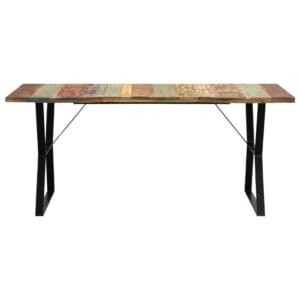 Dining Table 180x90x76 cm Solid Reclaimed Wood