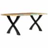 Dining Table 180x90x76 cm Solid Reclaimed Wood