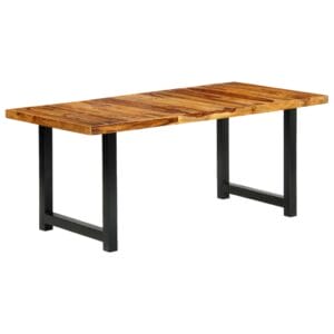 Dining Table 180x90x76 cm Solid Sheesham Wood