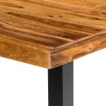 Dining Table 180x90x76 cm Solid Sheesham Wood 5