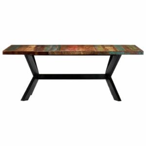 Dining Table 200x100x75 cm Solid Reclaimed Wood