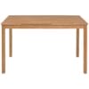 Dining Table Solid Oak 117x67x73 cm