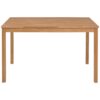 Dining Table Solid Oak 117x67x73 cm