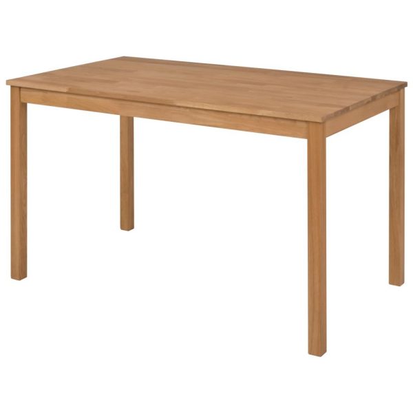 Dining Table Solid Oak 117X67X73 Cm