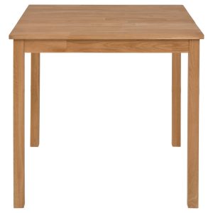 Dining Table Solid Oak 75X75X73 Cm