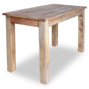 Dining Table Solid Reclaimed Wood 120x60x77 cm