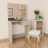 Dressing Table Chipboard 75x40x141 cm Oak