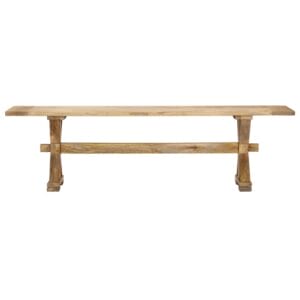 Hall Bench 160x35x45 cm Solid Mango Wood
