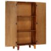 Hand Carved Highboard 85x45x180 cm Solid Reclaimed Wood