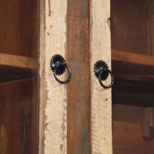 Highboard 130x45x140 cm Solid Reclaimed Wood