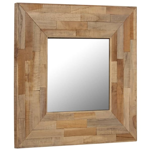 Mirror Reclaimed Teak 50x50 cm