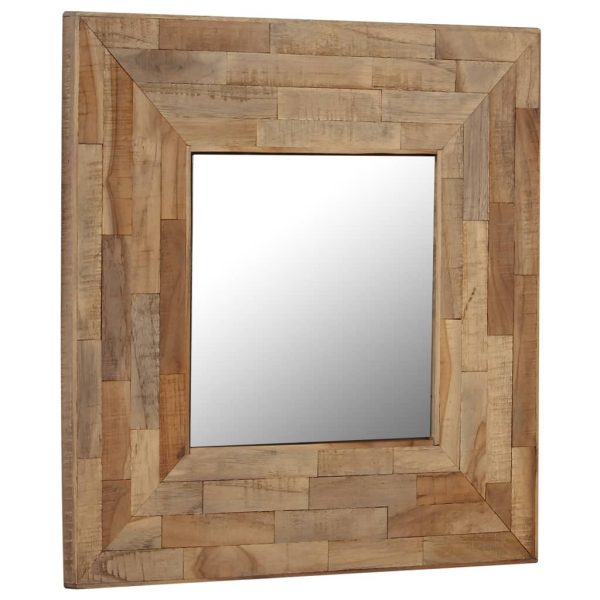 Mirror Reclaimed Teak 50x50 cm