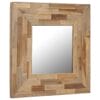 Mirror Reclaimed Teak 50x50 cm
