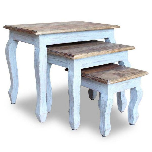 Reclaimed Nesting Table Set of 3 Pieces
