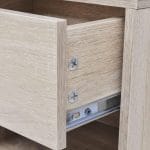 Nightstand 2 pcs with Drawer Oak Colour 2