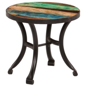 Side Table Solid Reclaimed Wood 40x35 cm