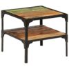 Side Table Solid Reclaimed Wood 45x45x40 cm