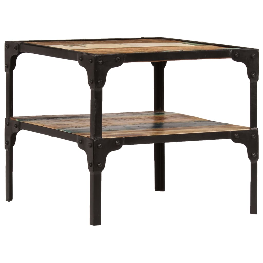 Side Table Solid Reclaimed Wood 45x45x40 cm