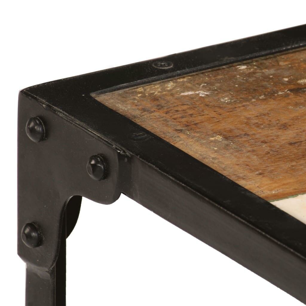 Side Table Solid Reclaimed Wood 45x45x40 cm