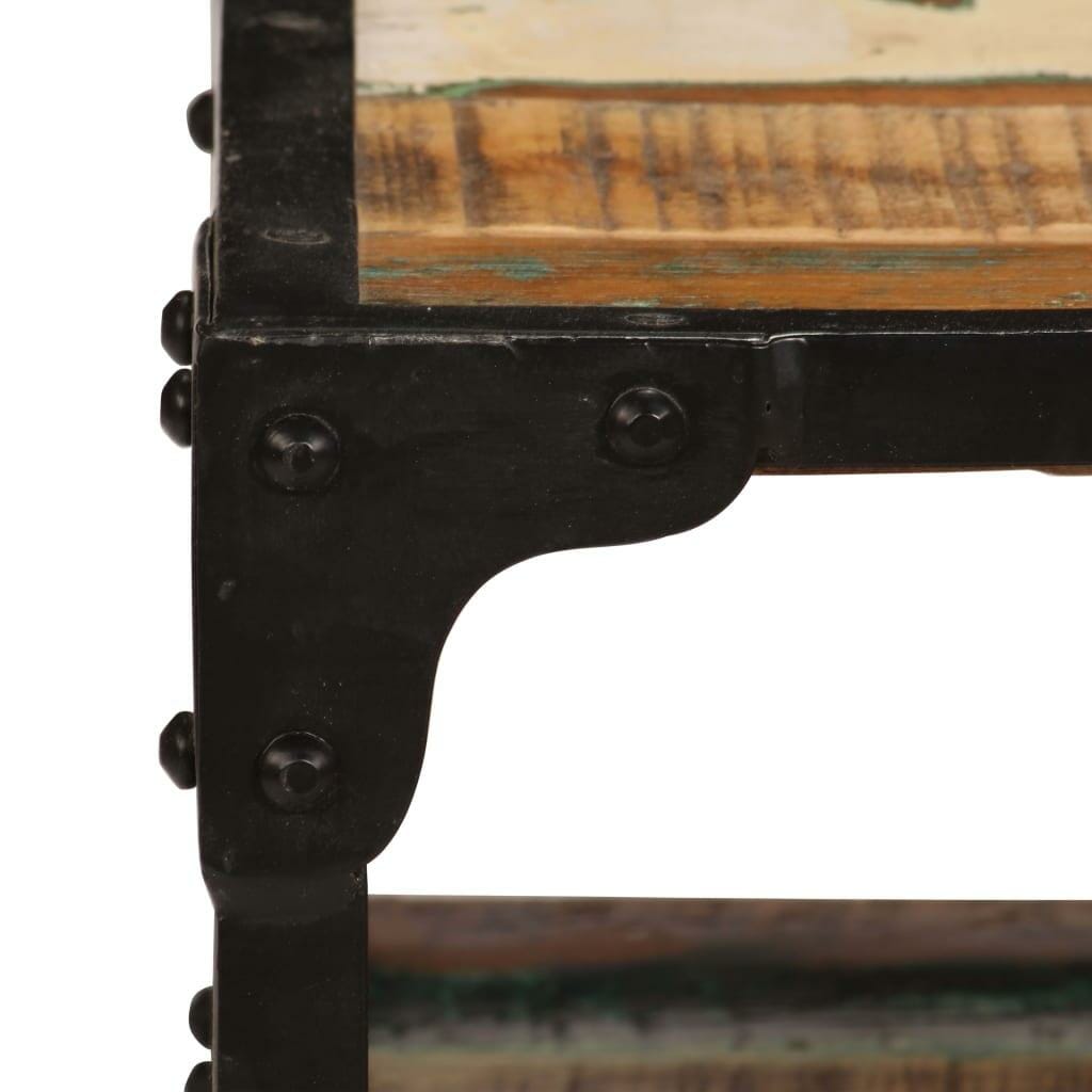 Side Table Solid Reclaimed Wood 45x45x40 cm