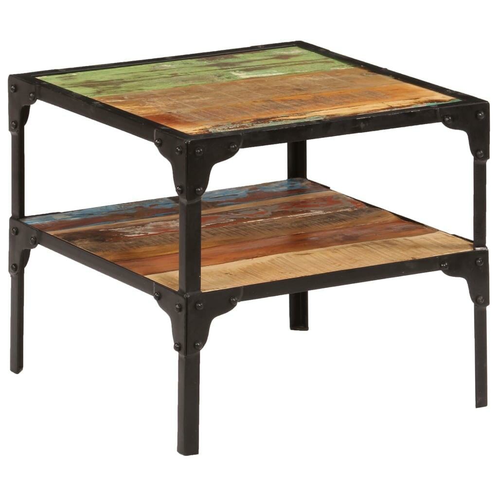 Side Table Solid Reclaimed Wood 45x45x40 cm