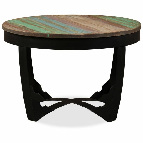 Side Table Solid Reclaimed Wood 60x40 cm