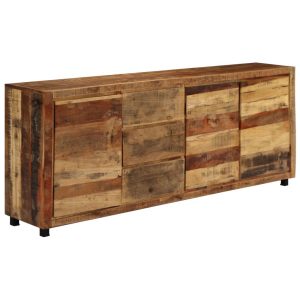 Sideboard Cabinet 200x38x79 cm Solid Reclaimed Wood