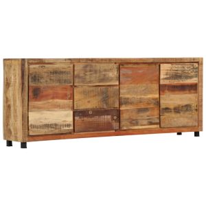 Sideboard Cabinet 200x38x79 cm Solid Reclaimed Wood